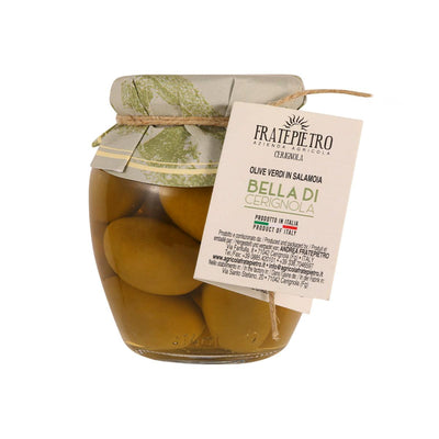 FRATEPIETRO Giant Green Olives, 300g – Italian Gourmet