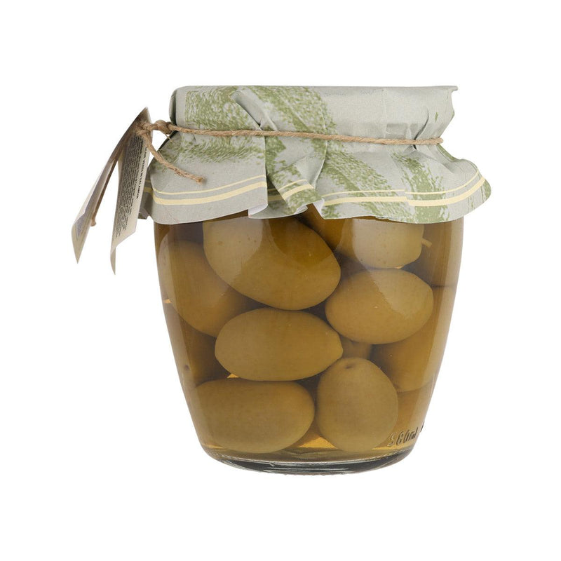 FRATEPIETRO Super Giant Green Olives in Brine (Size GGG)  (550g)