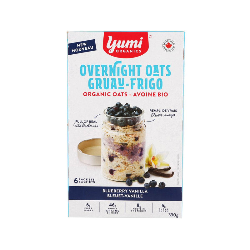 YUMI ORGANICS Blueberry Vanilla Overnight Oats  (330g) - city&