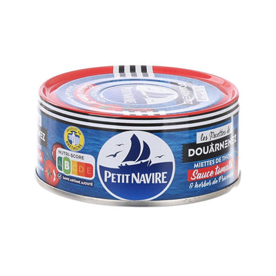 PETIT NAVIRE Tuna Chunks, 160g – Tomato & Herbs