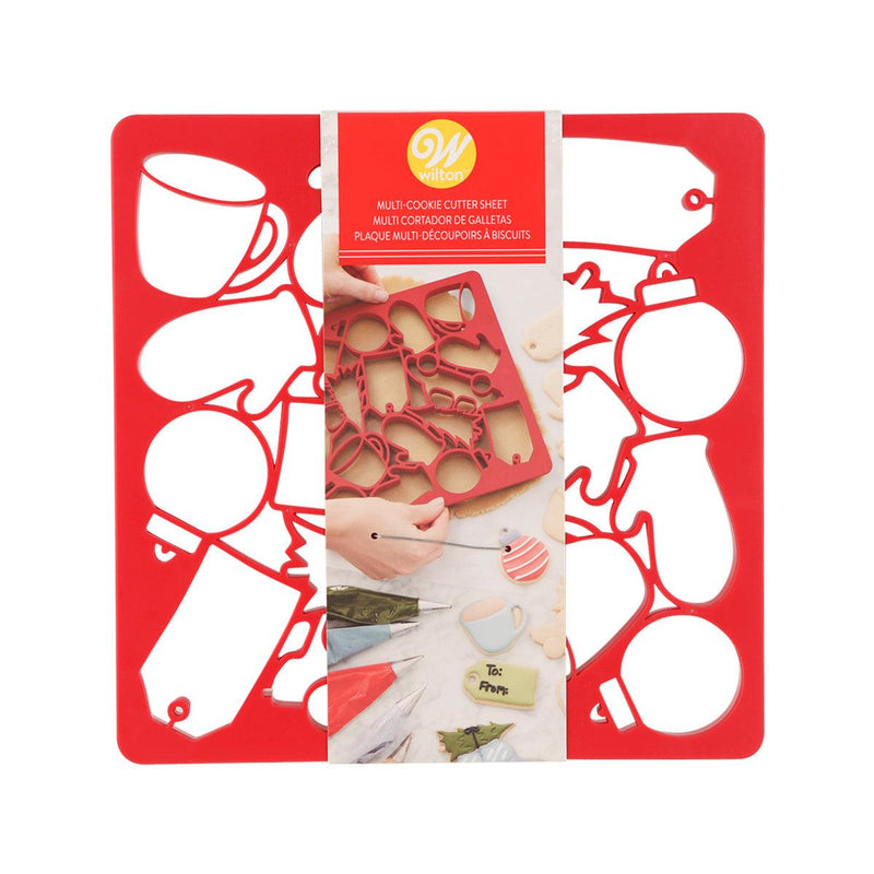 WILTON Xmas Multi Cookie Cutter - city&