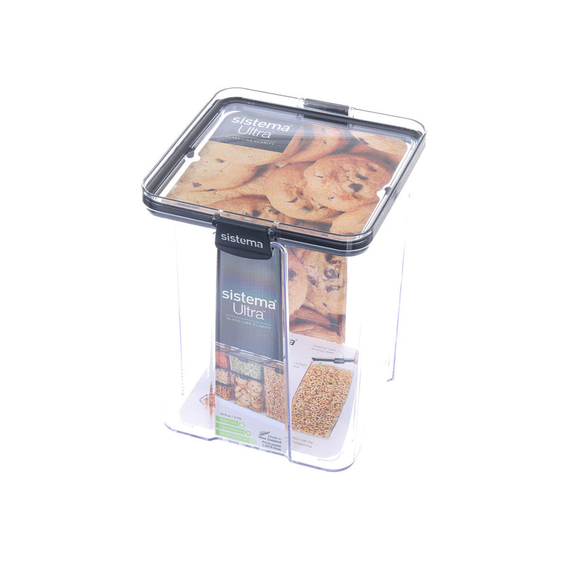 SISTEMA Tritan Ultra Square Large Container 2.75L