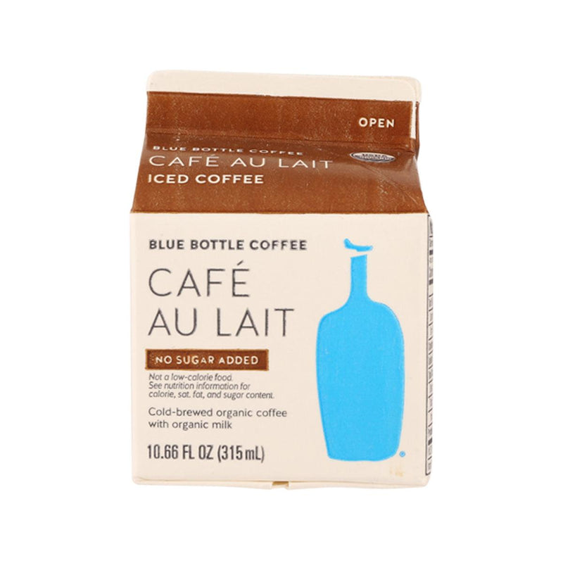 BLUE BOTTLE COFFEE Organic Café Au Lait - No Sugar Added [Carton]  (315mL)