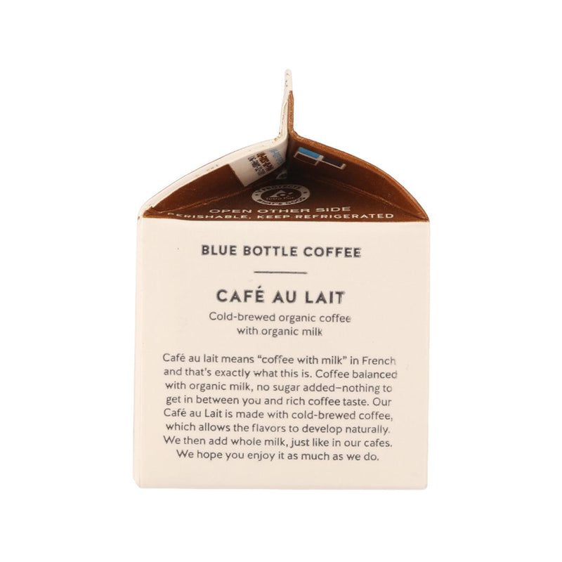 BLUE BOTTLE COFFEE Organic Café Au Lait - No Sugar Added [Carton]  (315mL)