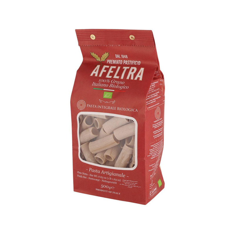 AFELTRA Organic Whole Wheat Rigatone  (500g)