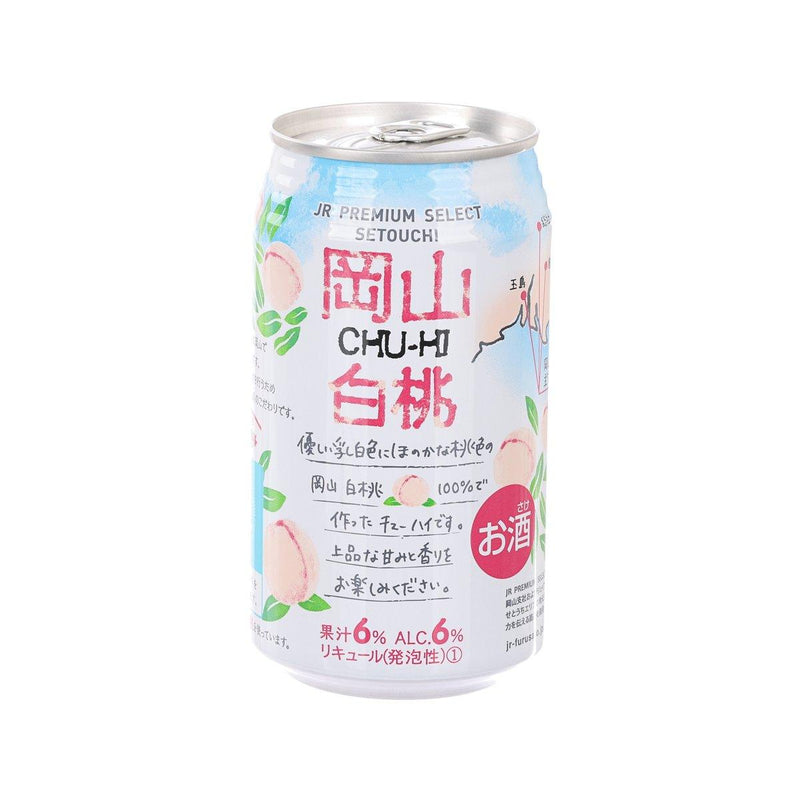 HOSHAKU Chu-Hi - Okayama White Peach Flavor (Alc 3.0%) [Can]  (350mL)