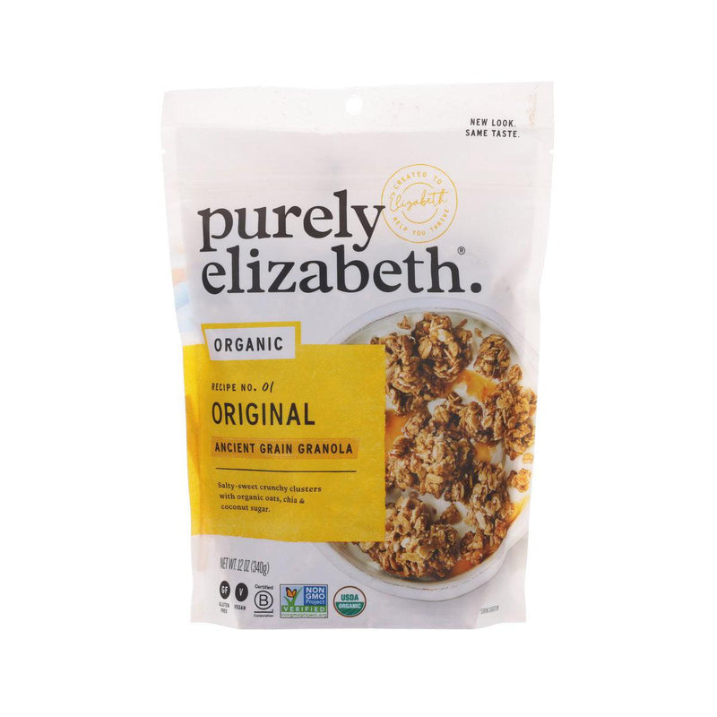 PURELYELIZABETH Organic Gluten Free Original Granola  (340g)