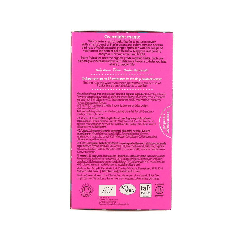 PUKKA Organic Night Time Berry Tea Sachets  (36g)