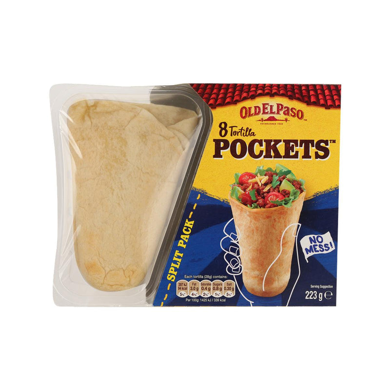 OLD EL PASO Tortilla Pockets - 8 Slices [Box]  (223g)