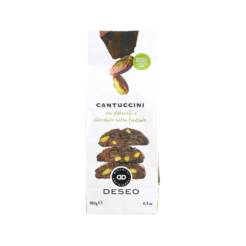 DESEO Dark Chocolate Biscuits with Pistachio Nuts  (180g)