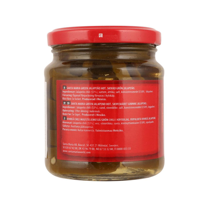 SANTA MARIA Green Jalapeno (Hot)  (215g)