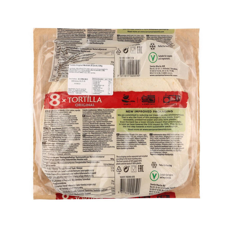 SANTA MARIA Tortilla - Original (Medium)  (320g)