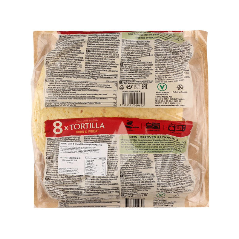 SANTA MARIA Tortilla - Corn & Wheat (Medium)  (336g)