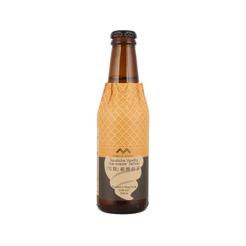 MINDFUL SPARKS Sparkling Tea - Creamy Houjicha [Bottle]  (245mL)