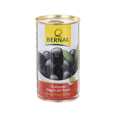 BERNAL Pitted Black Olives, 350g – Gourmet Snack
