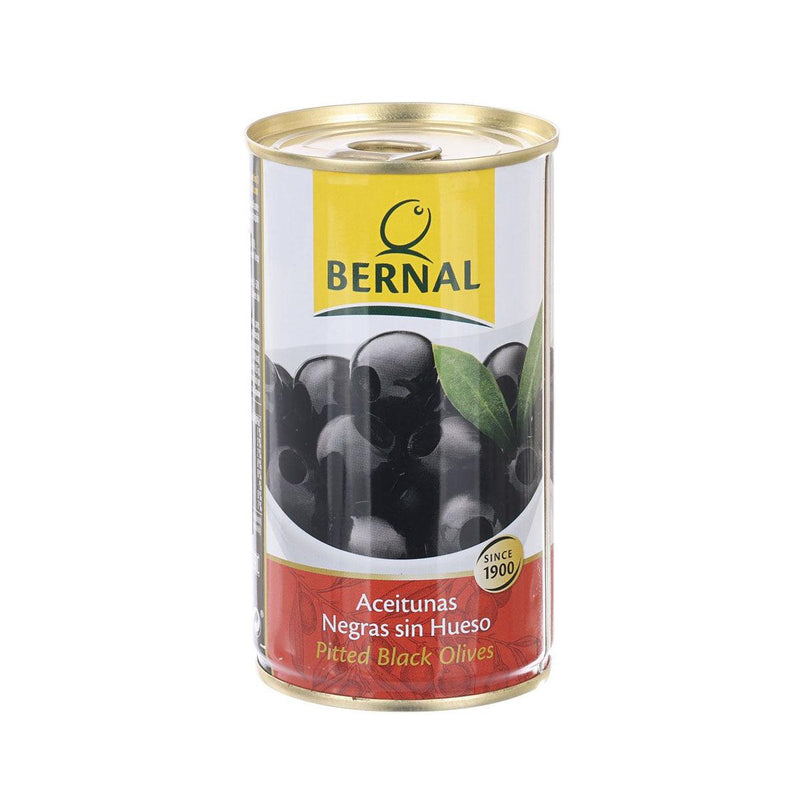 BERNAL Pitted Black Olives, 350g – Gourmet Snack