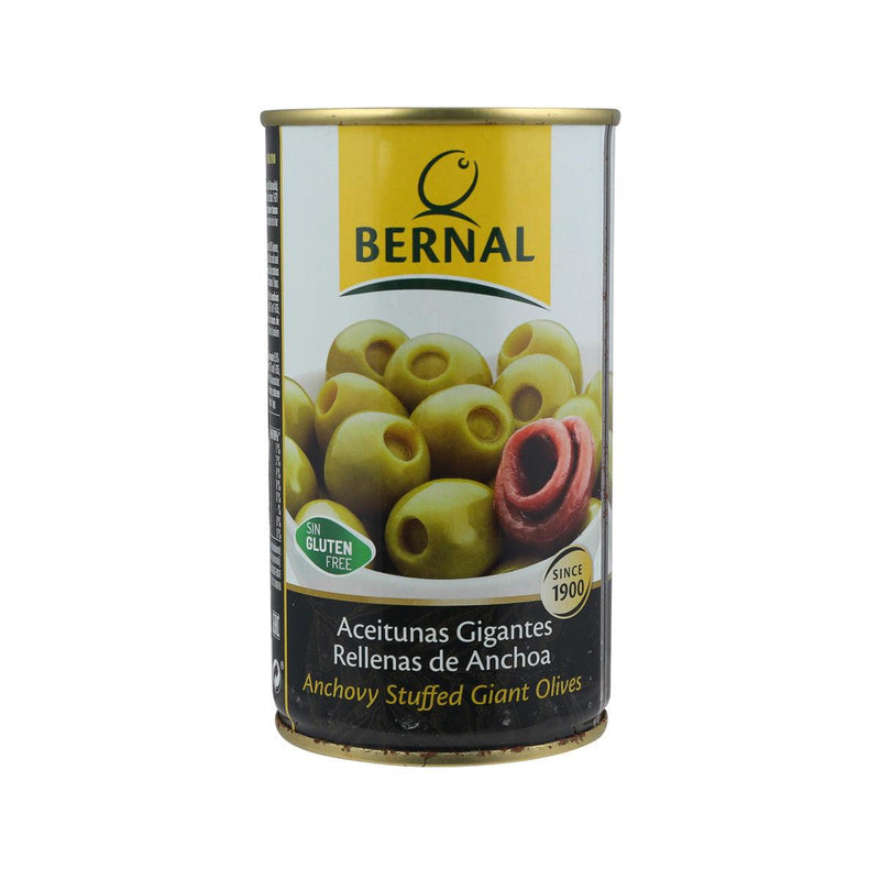 BERNAL Anchovy Stuffed Olives, 350g – Gourmet Snack