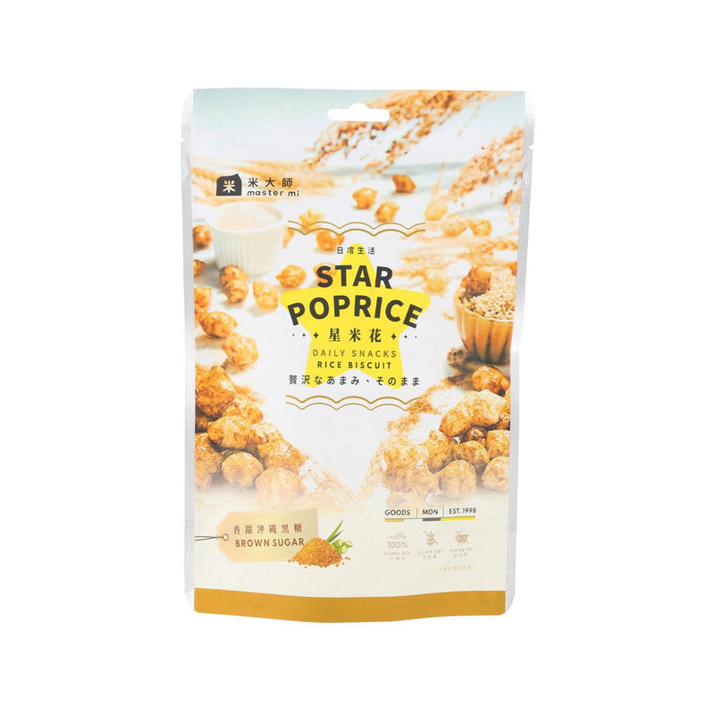 MASTER MI Star Poprice Rice Biscuit - Brown Sugar Flavour  (60g)