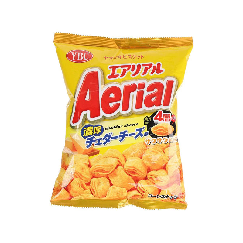 YBC Aerial Corn Snack - Rich Cheddar Cheese  (65g)