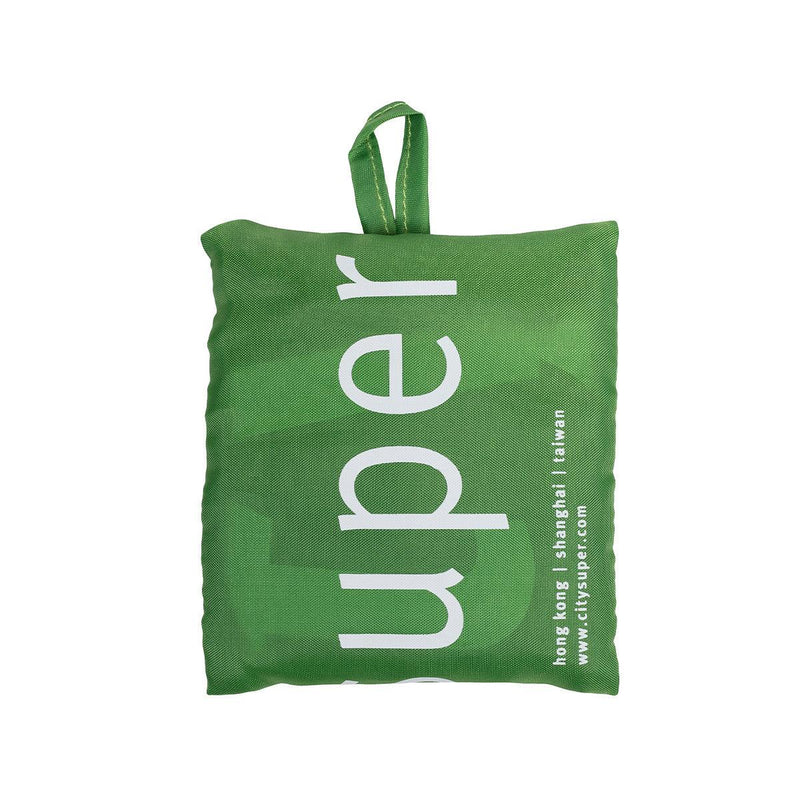 CITYSUPER Small Environmental Pocketable Bag-CS Logo-Green