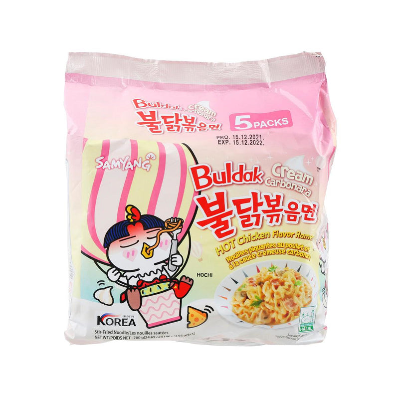 SAMYANG Hot Chicken Cream Carbonara Flavor Stir Ramen  (700g)