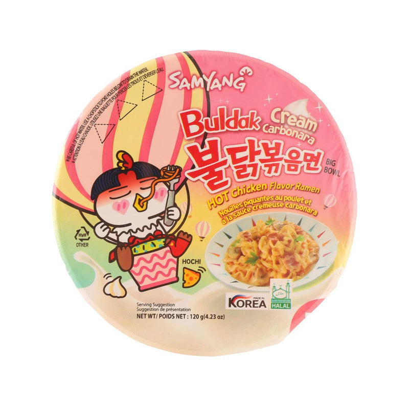 SAMYANG Hot Chicken Cream Carbonara Ramen Big Bowl  (120g)