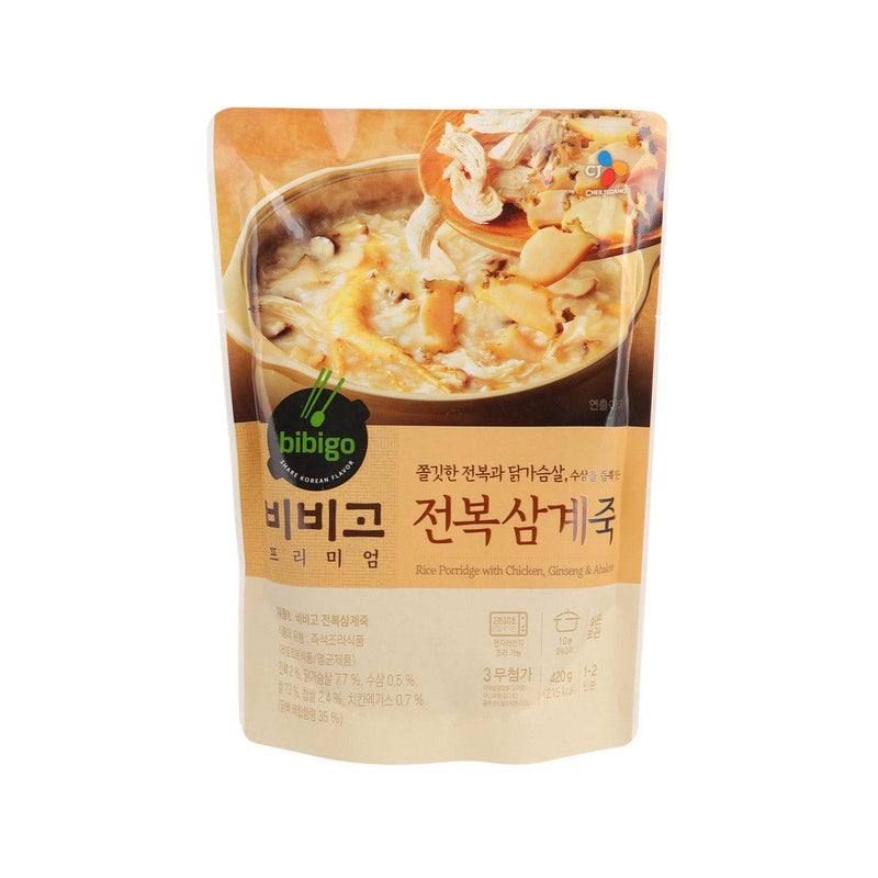 CHEIL JEDANG Rice Porridge with Chicken, Ginseng & Abalone  (420g)