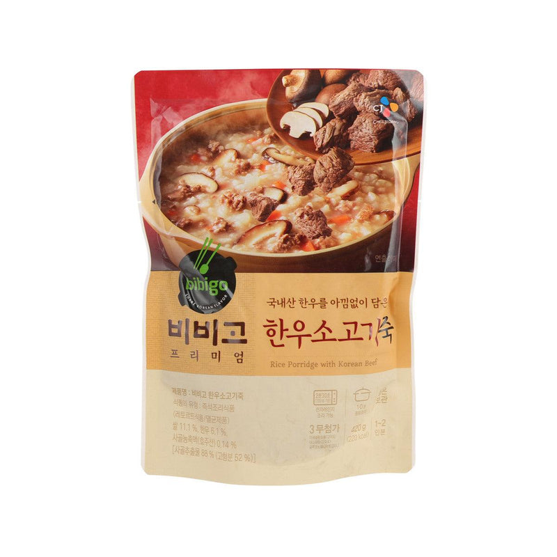 CHEIL JEDANG Rice Porridge with Korean Beef  (420g)