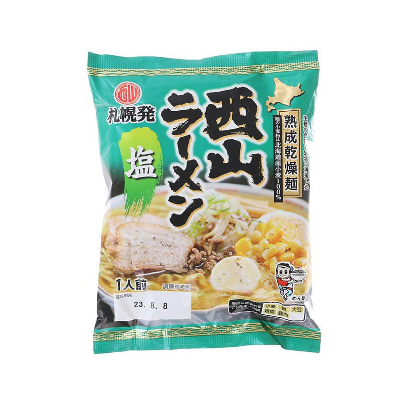 NISHIYAMA SEIMEN Sapporo Jukusei Ramen - Salt  (115g)