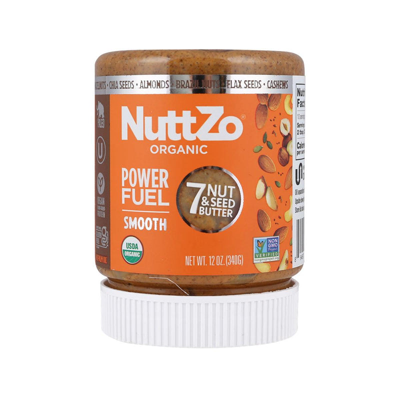 NUTTZO Organic Power Fuel Smooth 7 Nut & Seed Butter  (340g)