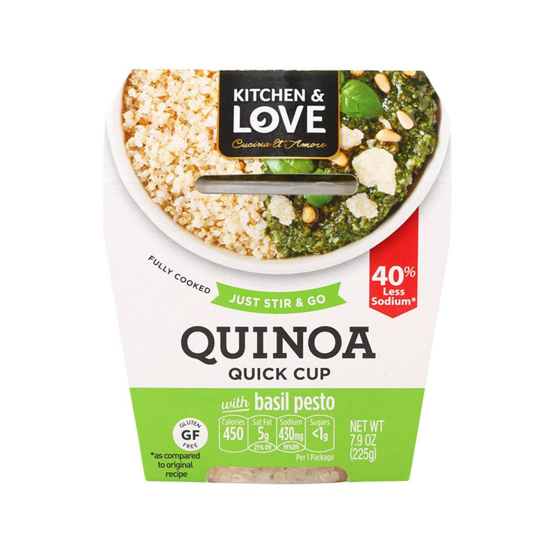 Kitchen & Love Quinoa Meal, Basil Pesto, 225g