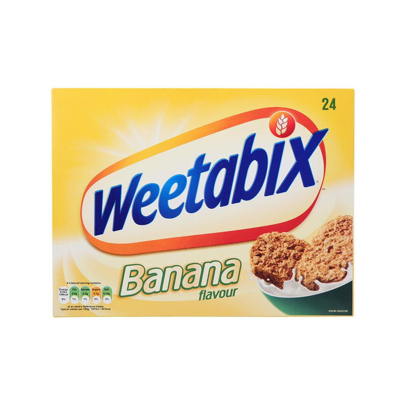 WEETABIX Whole Wheat Cereal with Added Vitamins & Iron - Banana Flavor  (24pcs)