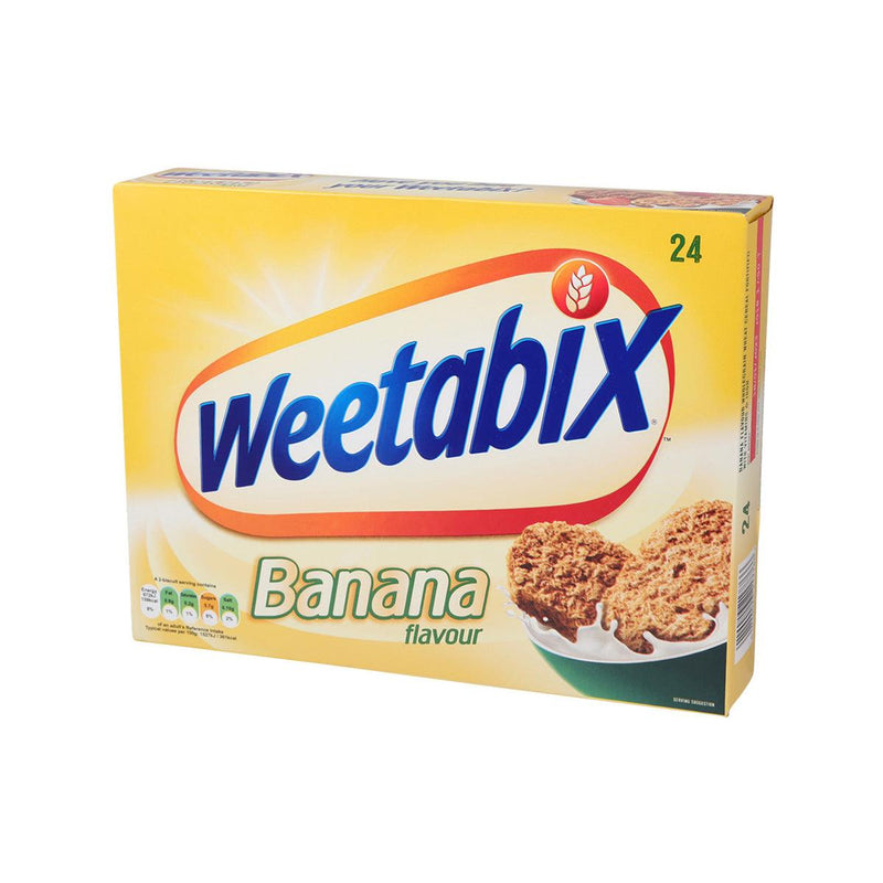 WEETABIX Whole Wheat Cereal with Added Vitamins & Iron - Banana Flavor  (24pcs)