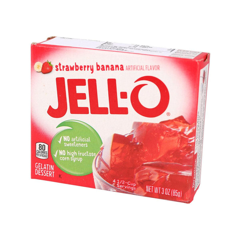 JELL-O Gelatin Dessert Mix - Strawberry Banana Flavor  (85g)