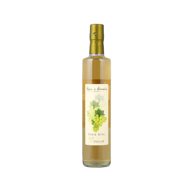 POJER&SANDRI Naturally Fermented White Wine Vinegar  (500mL)