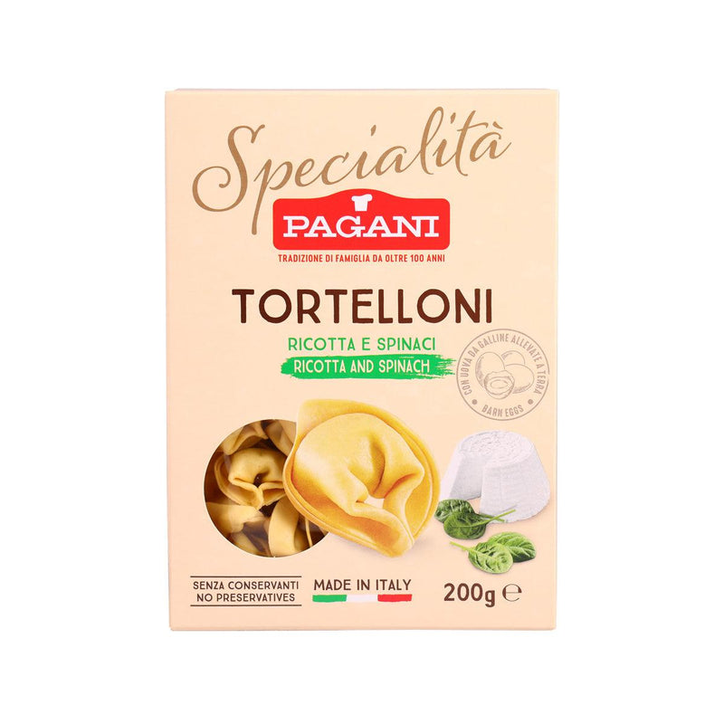 PAGANI Tortellini with Ricotta & Spinach Filling  (200g)