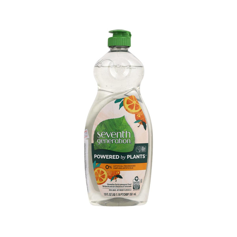 SEVENTH GENERATION Dish Liquid - Clementine Zest & Lemongrass Scent  (561mL)