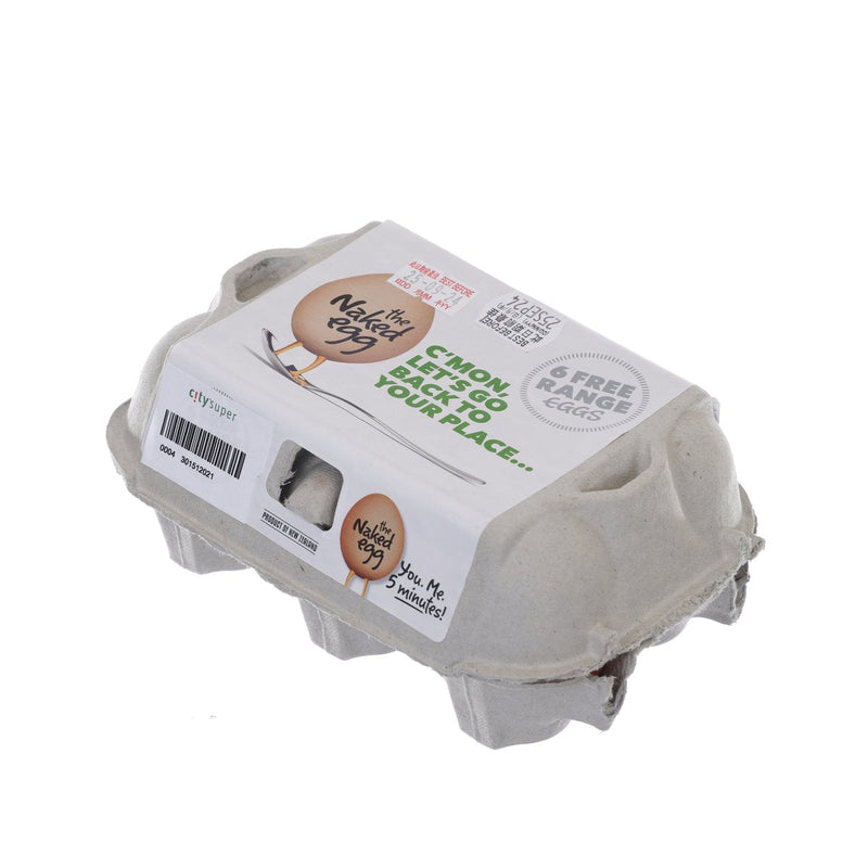 THE NAKED EGG Free Range Egg  (6pcs)