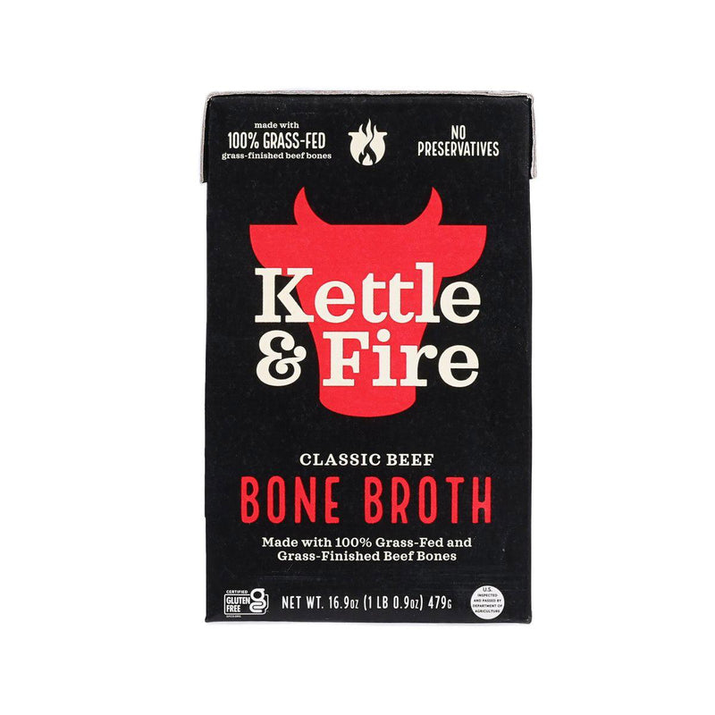 KETTLE & FIRE Grass-Fed Beef Bone Broth  (479g)