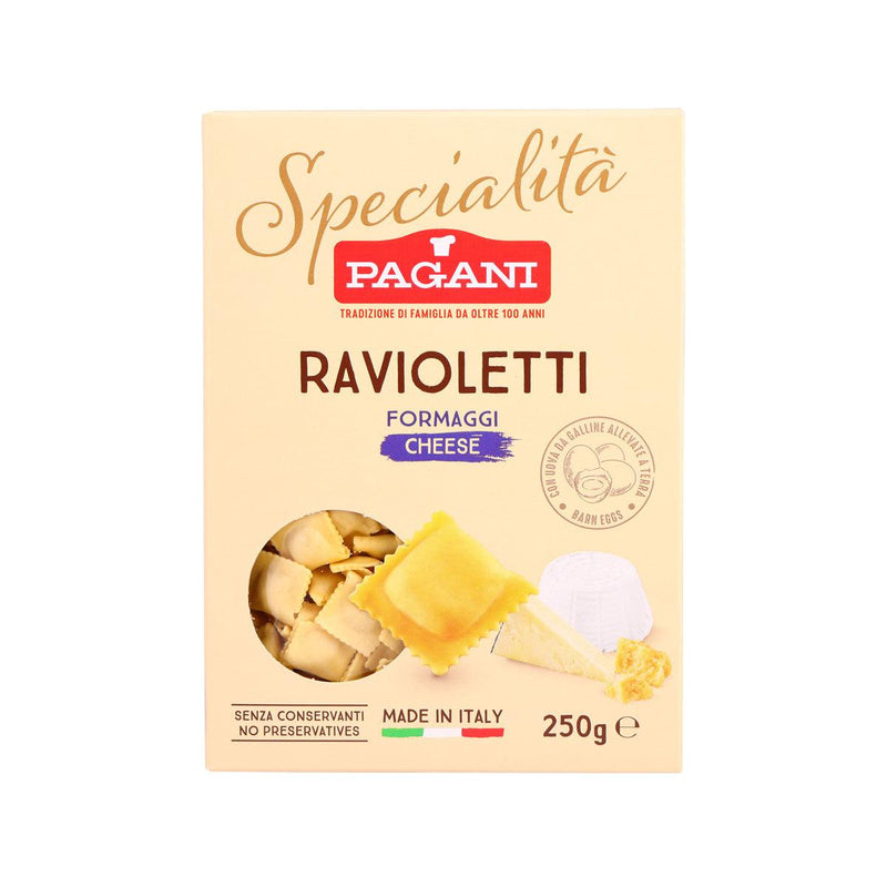 PAGANI Ravioletti with Cheese  (250g)