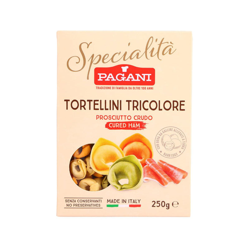 PAGANI Tricolor Tortellini with Cured Ham  (250g)