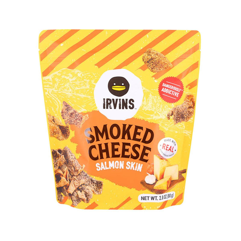 IRVINS Smoked Cheese Salmon Skin  (80g)