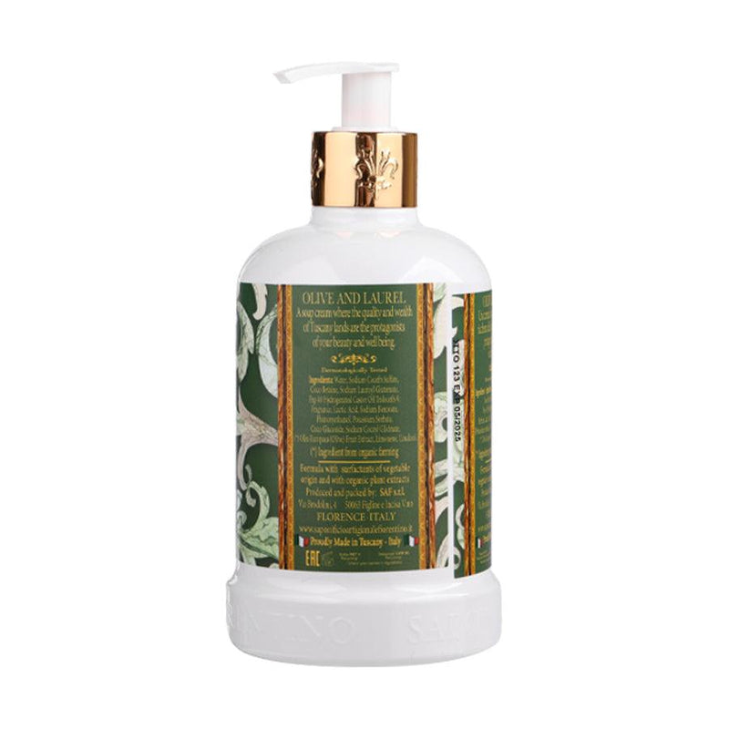 SAPONIFICIO ARTIGIANALE FIORENTINO LIQUID SOAP (OLIVE & LAUREL) (500mL) - LOG-ON