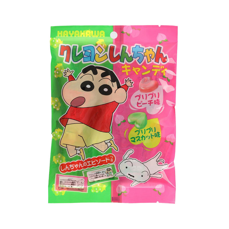 HAYAKAWA SEIKA Crayon Shin-Chan Candy - Peach & Muscat  (80g)
