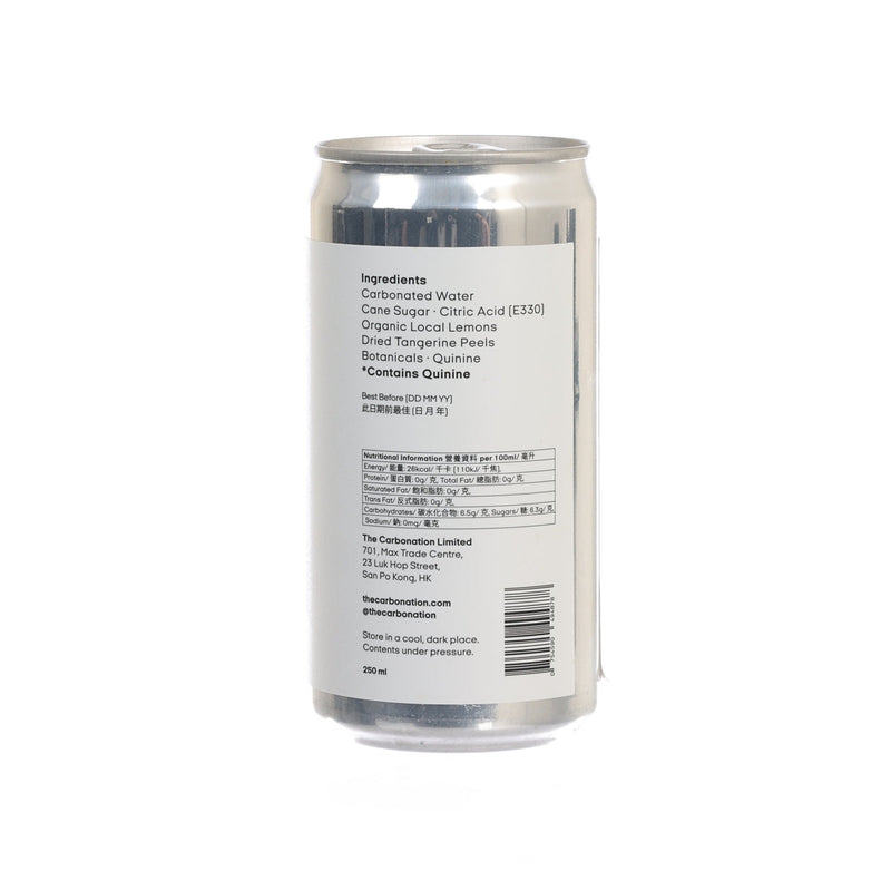 CARBONATION Tonic Water [Can]  (250mL)