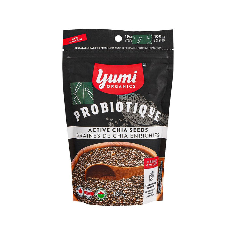 YUMI ORGANICS Organic Probiotique Active Chia Seeds  (180g)