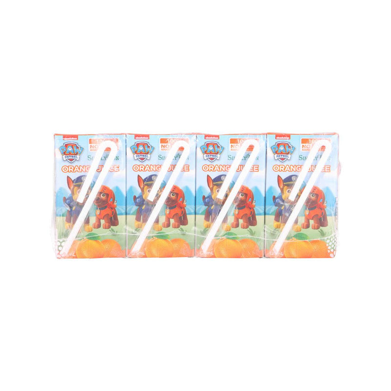 SIMPLYFUN Paw Patrol Orange Juice  (4 x 125mL)