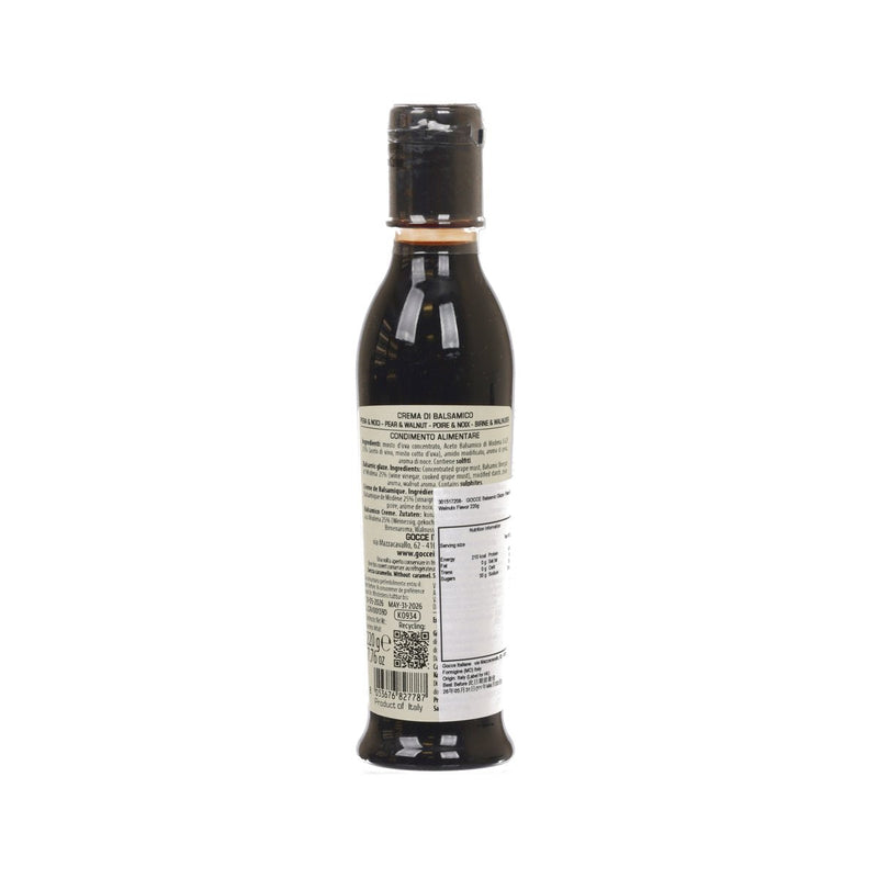 GOCCE Balsamic Glaze - Pear & Walnuts Flavor  (220g)