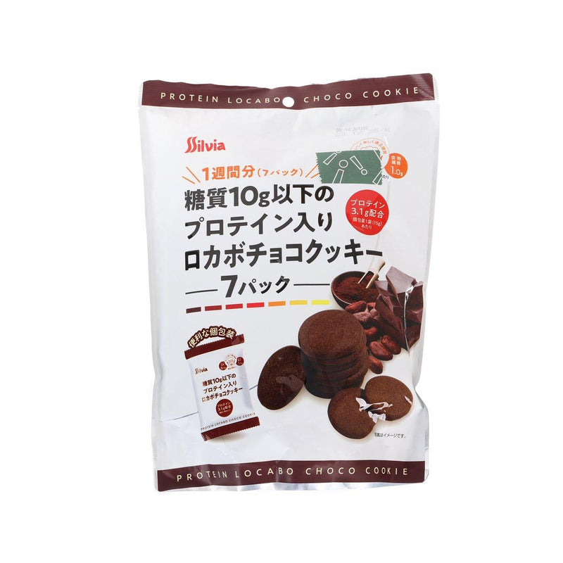 SIL VIA Less Than 10g Carb Protein Locabo Choco Cookie  (7 x 15g)