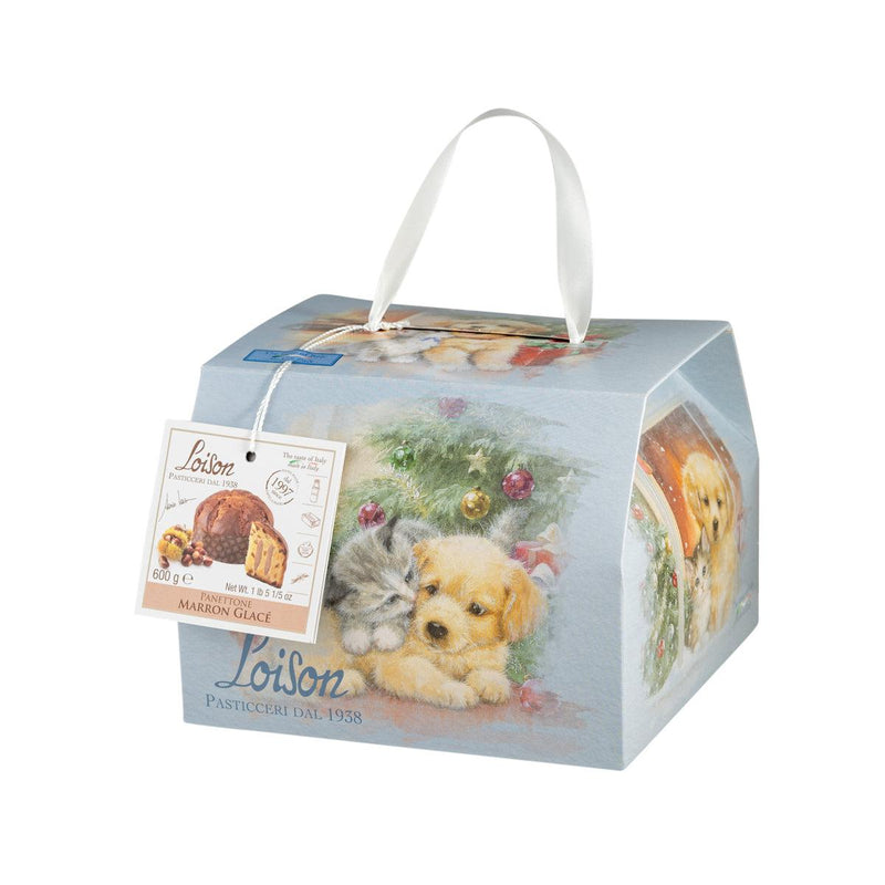 LOISON Panettone with Candied Glaced Chestnut  (600g)